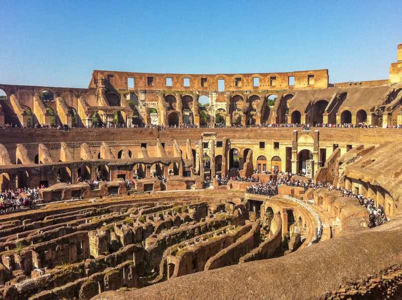 Colosseum van binnen