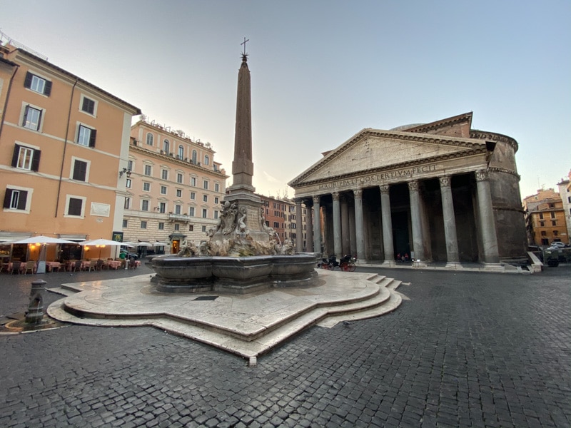 Pantheon aan Piazza della Rotonda