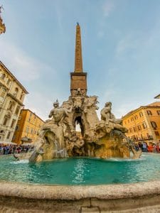 Fontein op Piazza Navona